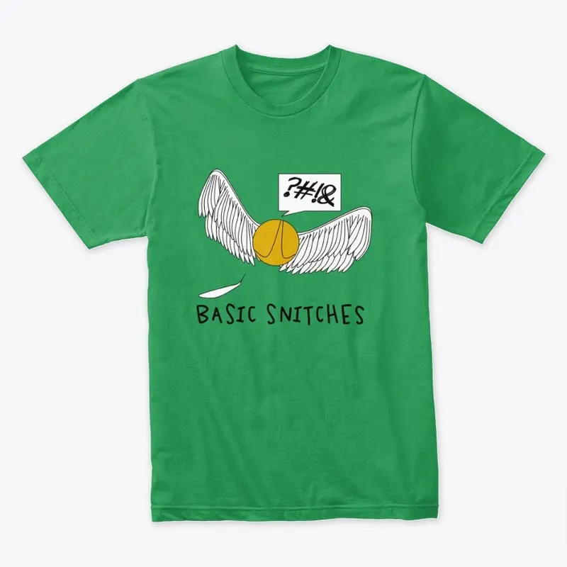 Basic Snitches Tee in House Colors